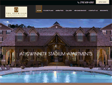 Tablet Screenshot of overlookatgwinnettstadium.com